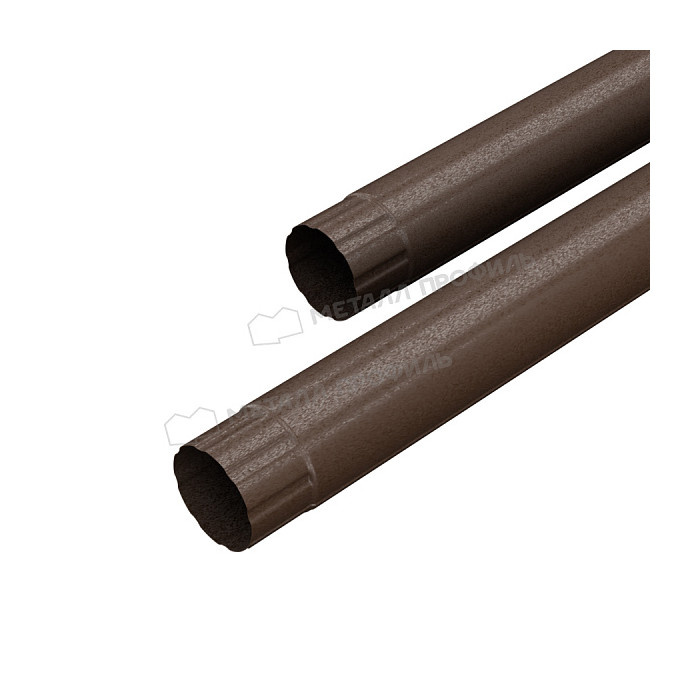Труба соединительная МЕТАЛЛ ПРОФИЛЬ Foramina PUR D100х1000 Ral 9010