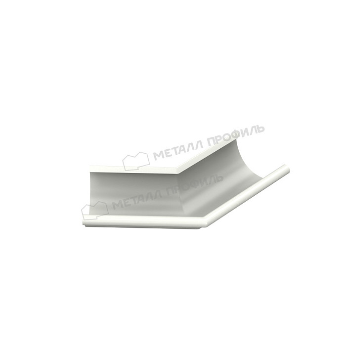 Угол желоба наружный 135 градусов МЕТАЛЛ ПРОФИЛЬ Foramina PUR D125 Ral 9010